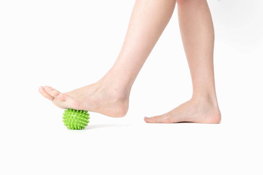 esercizi drenanti linfatici con spiky ball linfit