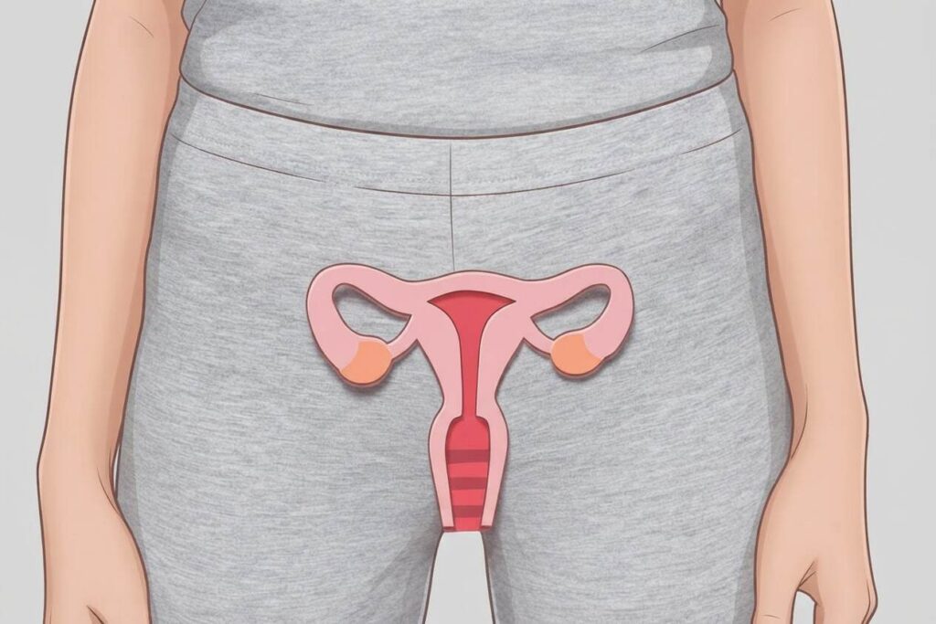 schema apparato riproduttivo femminile